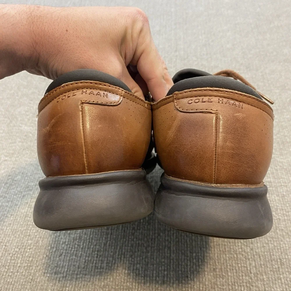 Cole‎ Haan OriginalGrand Shoes Mens Size 10.5 Brown Leather Dress Derby C25351